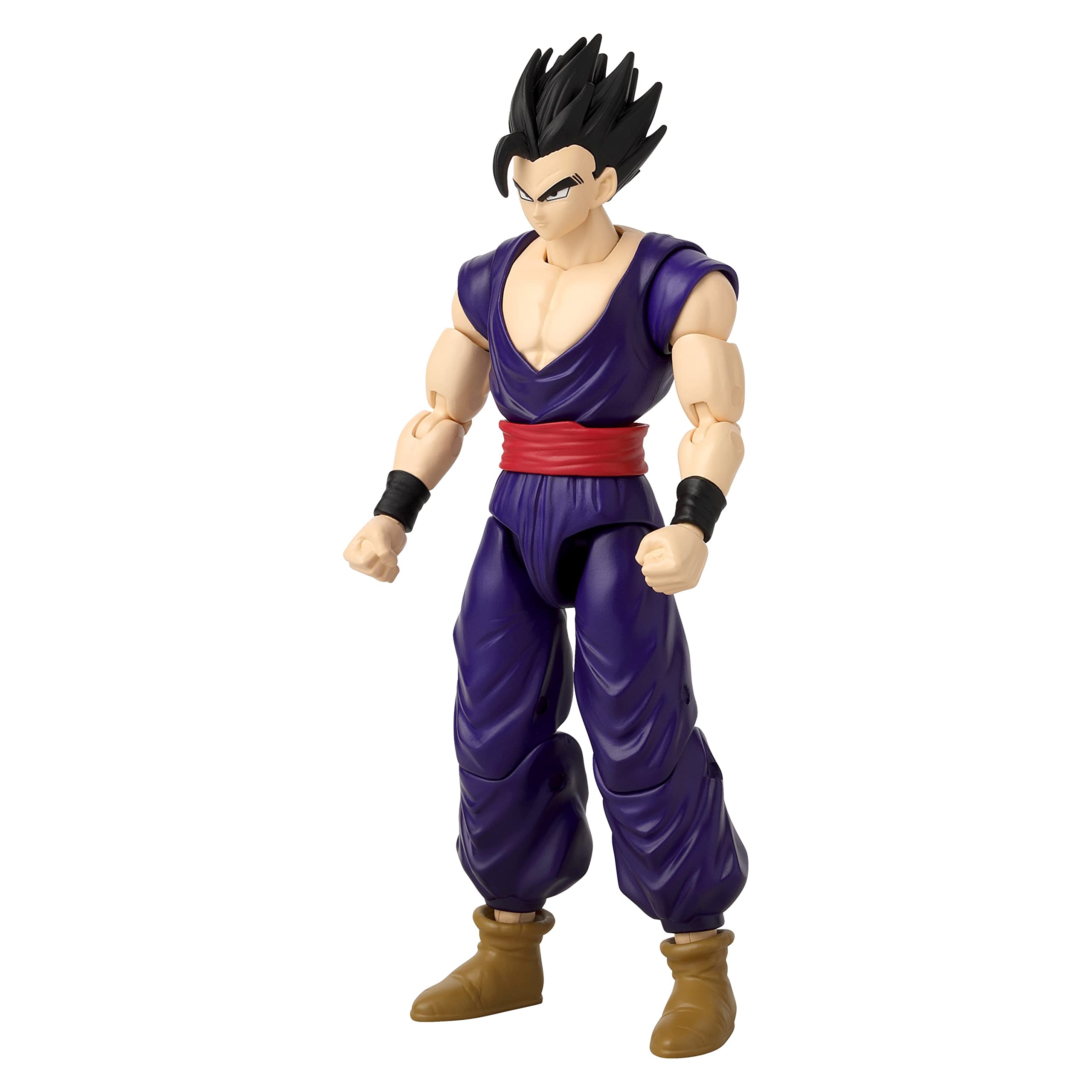 Dragon Stars Ultimate Gohan 6.5-inch articulation highlights for dynamic poses.