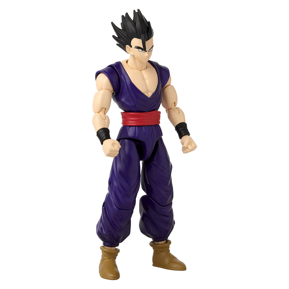 Dragon Stars Ultimate Gohan accessories and interchangeable hands enable varied scenes.