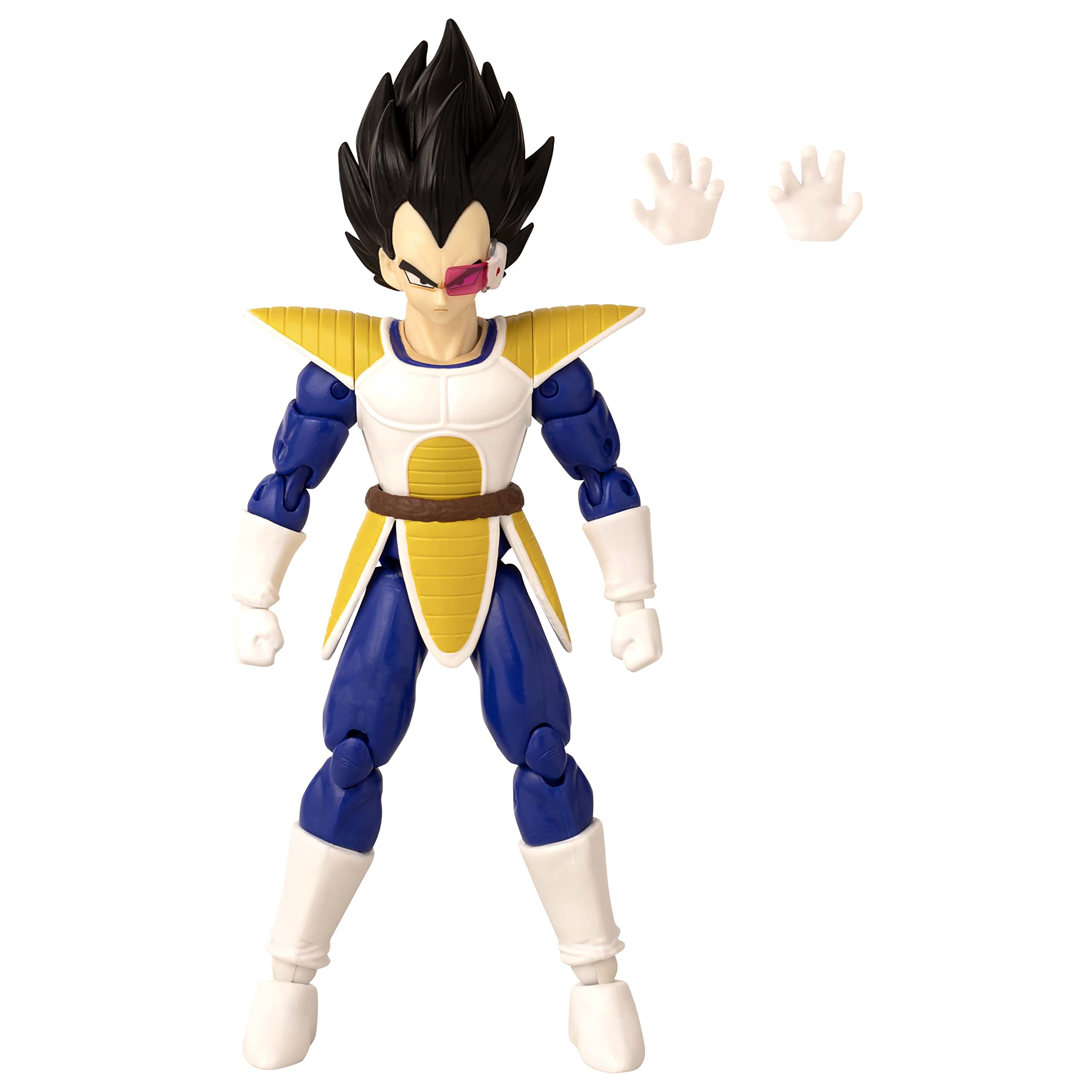 Dragon Stars Vegeta Kai ver front-view showcases authentic anime styling for shelf display.