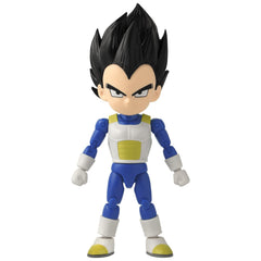 Dragon Stars Vegeta mini articulation pose showcases 20 plus points for dynamic posing