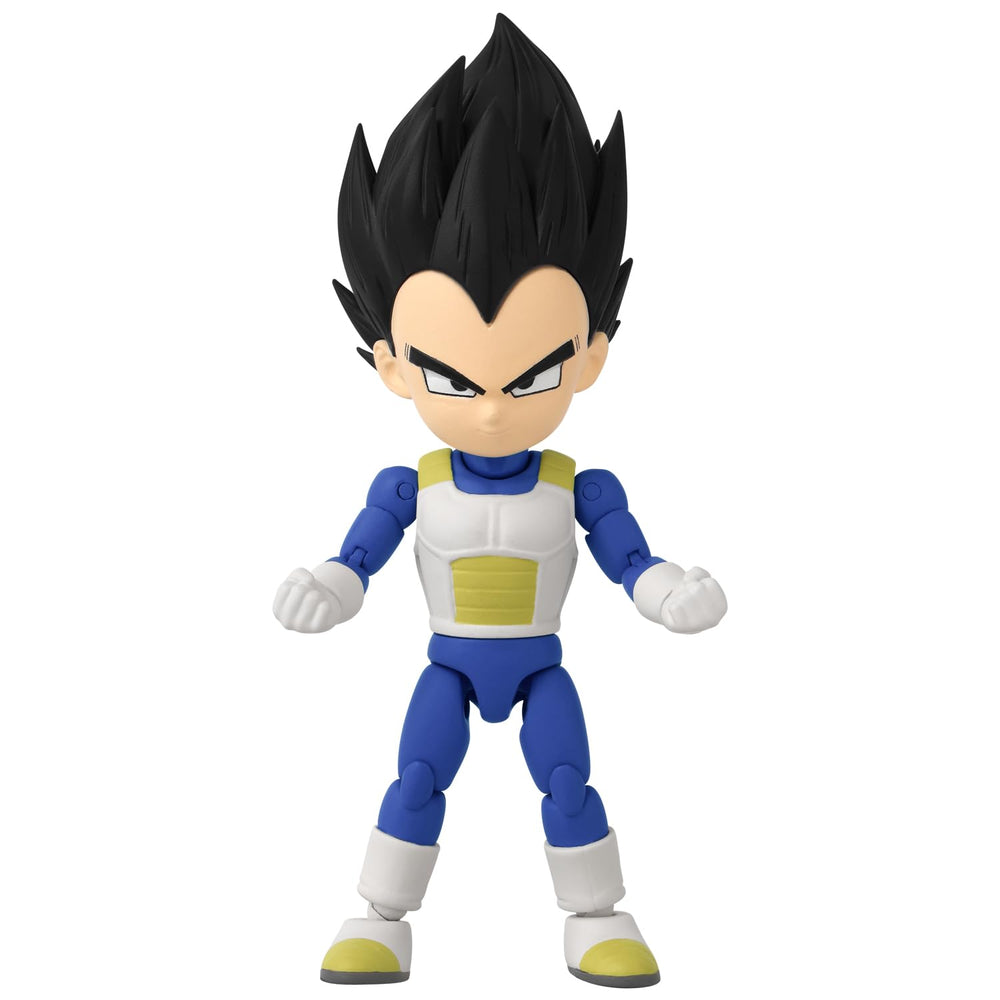 Dragon Stars Vegeta mini front view highlights detailed sculpt and pose