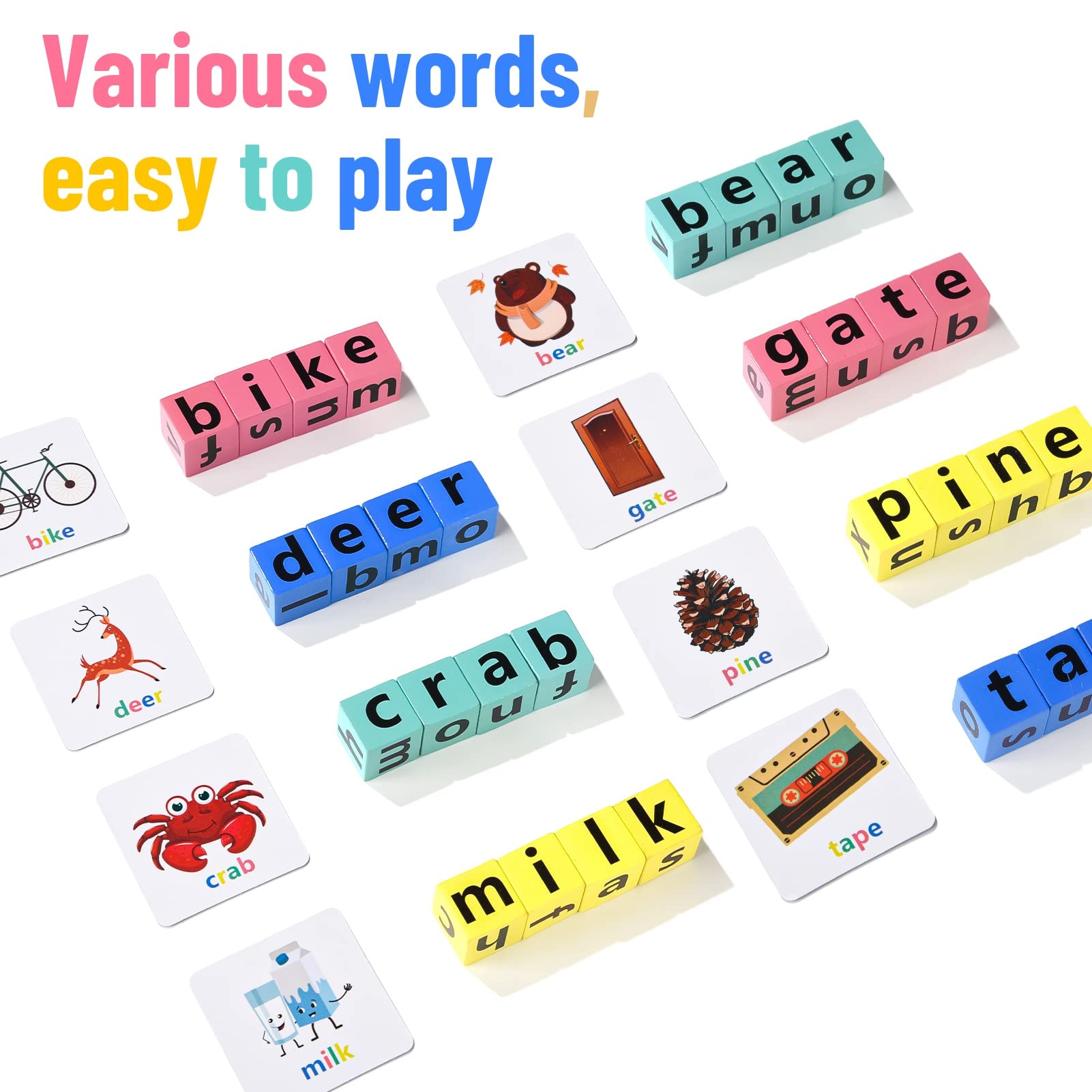 DragonflyDreams word cards with animal illustrations boost vocabulary through play.