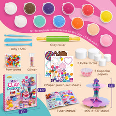 Drama Planet air-dry clay colors provide soft, easy-to-handle materials for little hands.