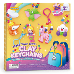 Drama Planet Make Your Own Clay Keychains Kit: kid-friendly creativity in every charm