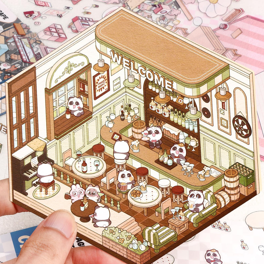 Draupnir DIY 3D House Stickers durable materials for long-lasting decorating