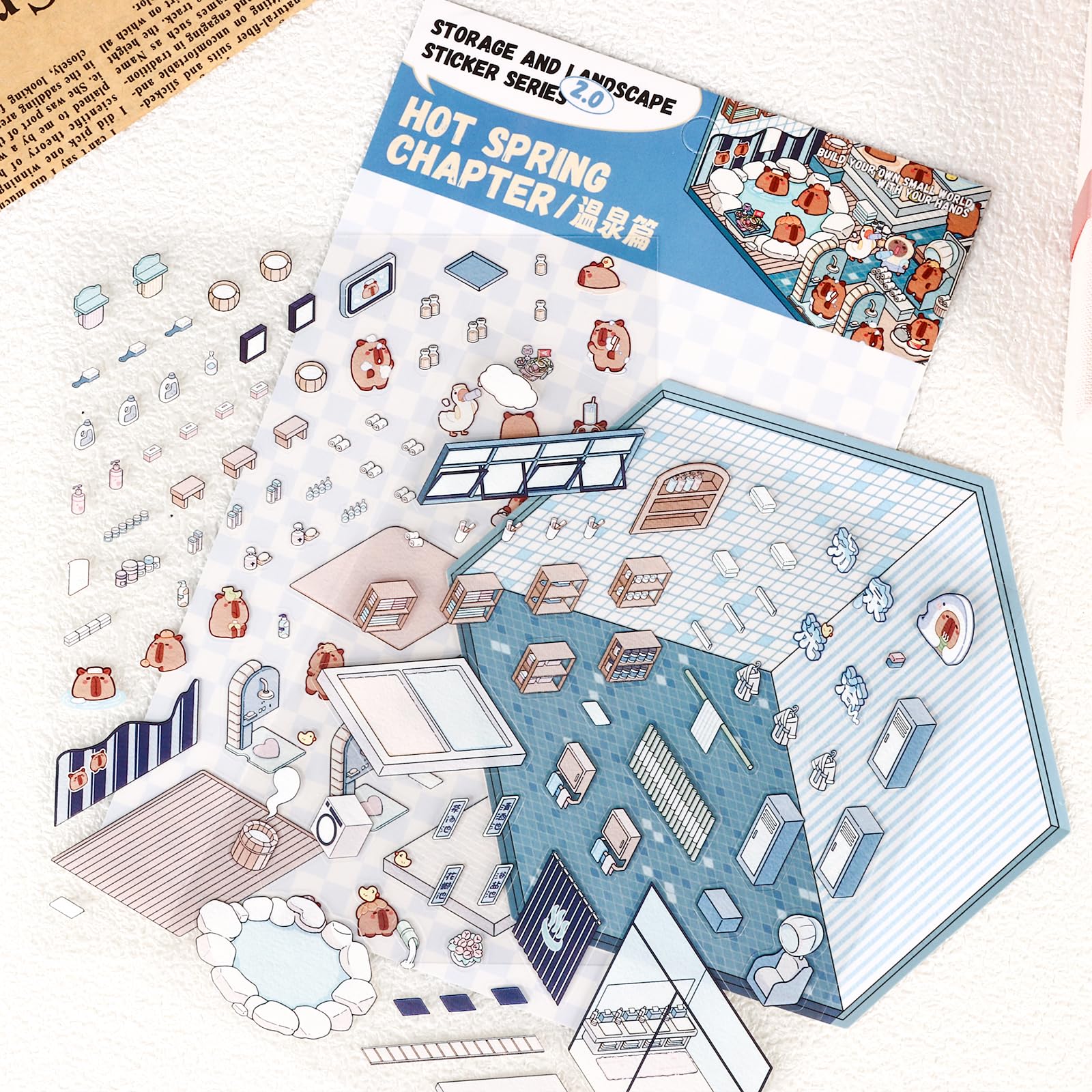 Draupnir DIY 3D House Stickers loft apartment scene inspires creative rearrangement