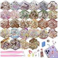 Draupnir DIY 3D House Stickers scene collection for creative relaxation
