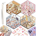Draupnir DIY 3D House Stickers supermarket scene to brighten home decor and organization