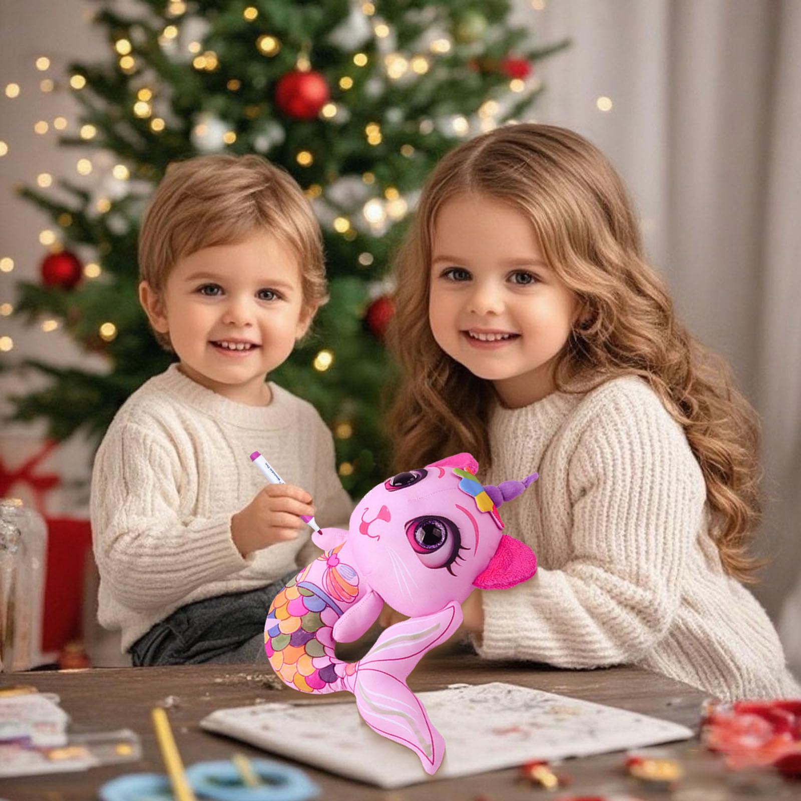 DRAWMYTOY color-friendly activity guide supports easy start for little artists.