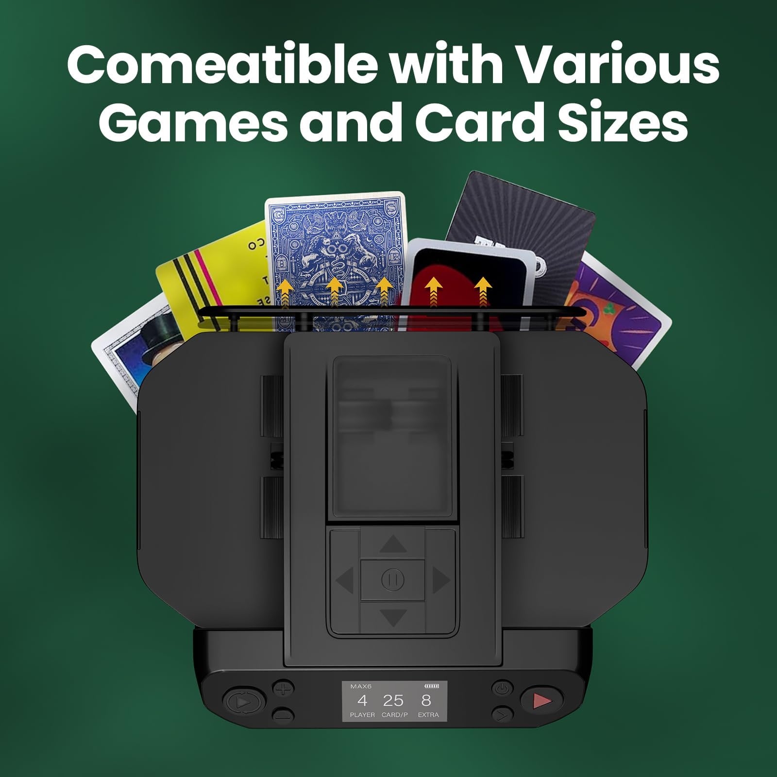 DrawPies MAX6 remote controllers compatibility supports up to 12 players.