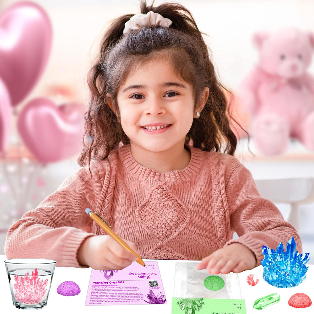 DREACAREFT crystal kit includes back video guide for easy setup