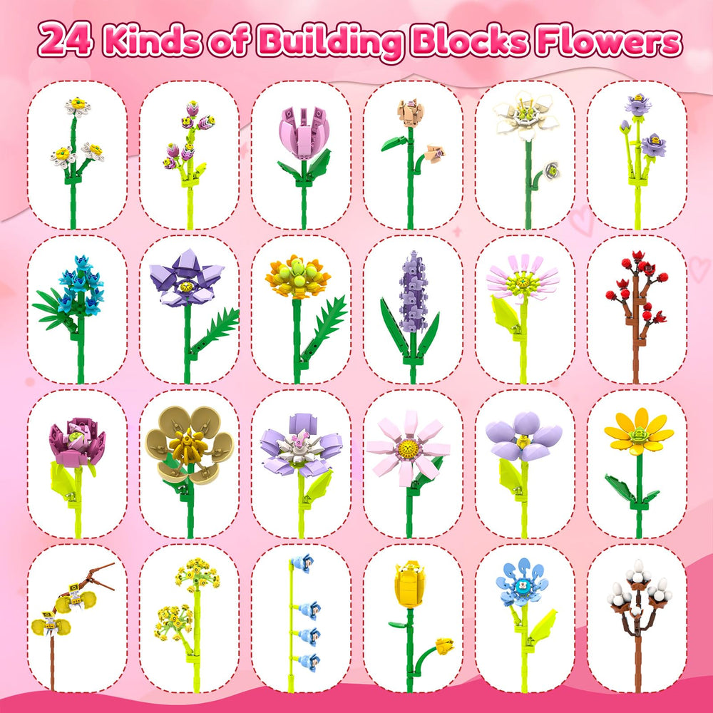 DREACAREFT valentines orchid design blocks offer durability