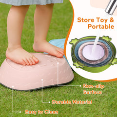 DREAM BUILDING Balance Stepping Stones used indoors for screen-free active play