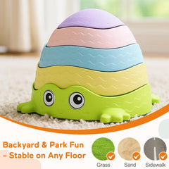 DREAM BUILDING Balance Stepping Stones are waterproof and easy to clean after outdoor adventures