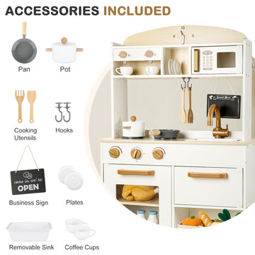 Dream Building movable sink and cabinets enabling organized play