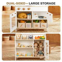 Dream Building solid wood finish offering warm, durable play surface