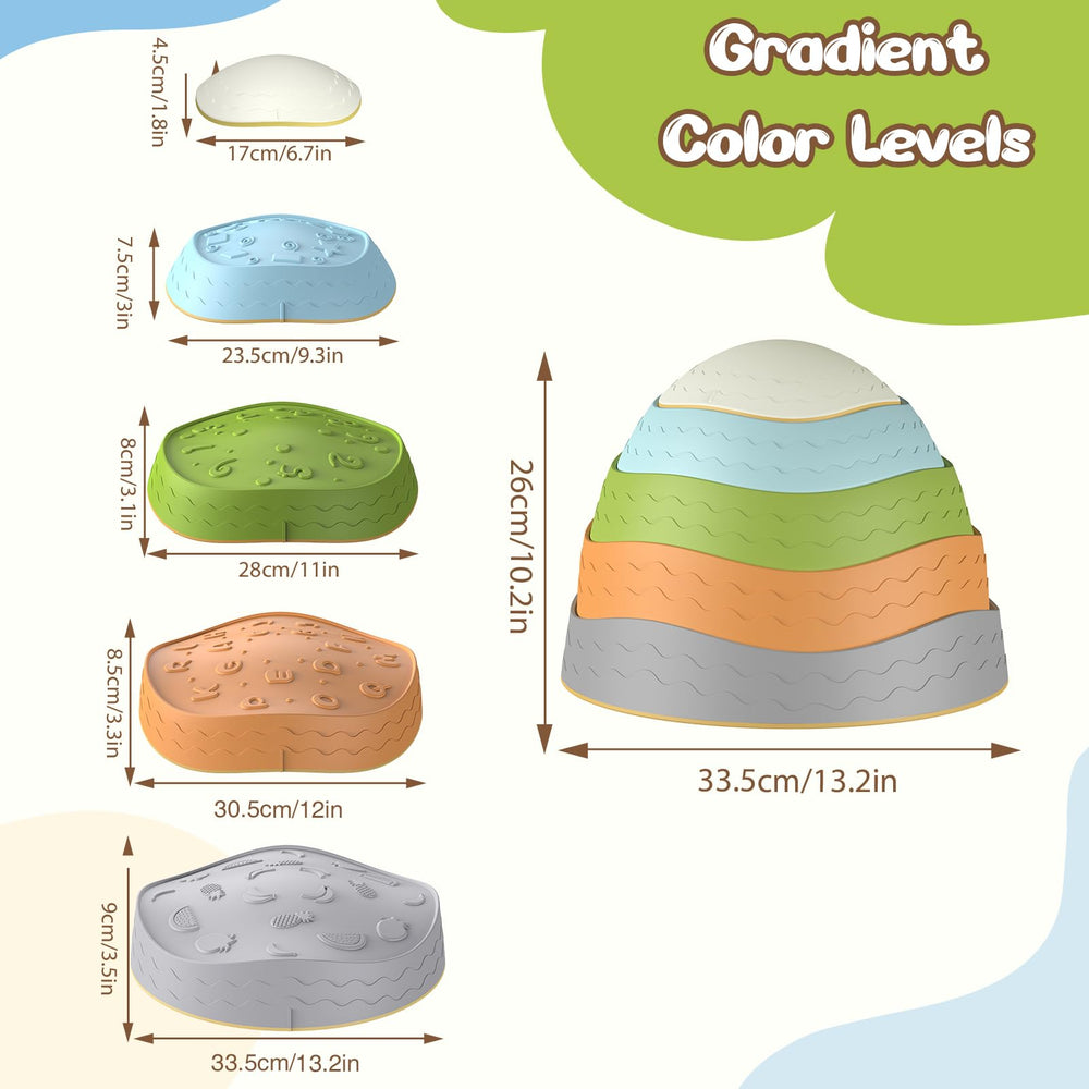 Dream Building stepping stones make a thoughtful gift for kids to explore active play