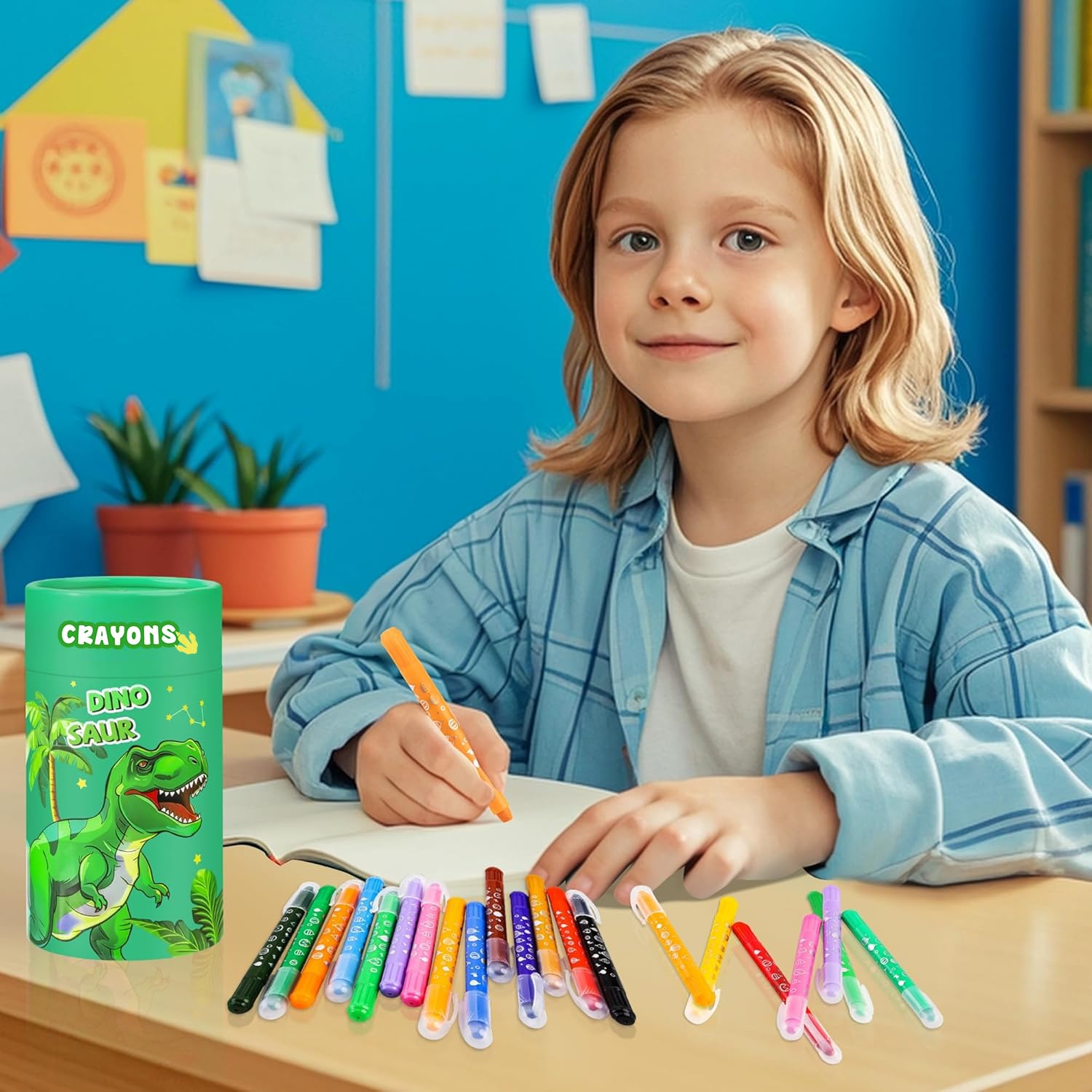 DreamCandy crayons glide smoothly for vibrant color on paper