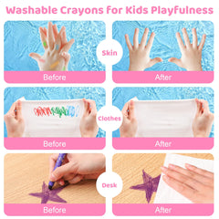 DreamCandy silky-application crayons glide smoothly for bold drawings