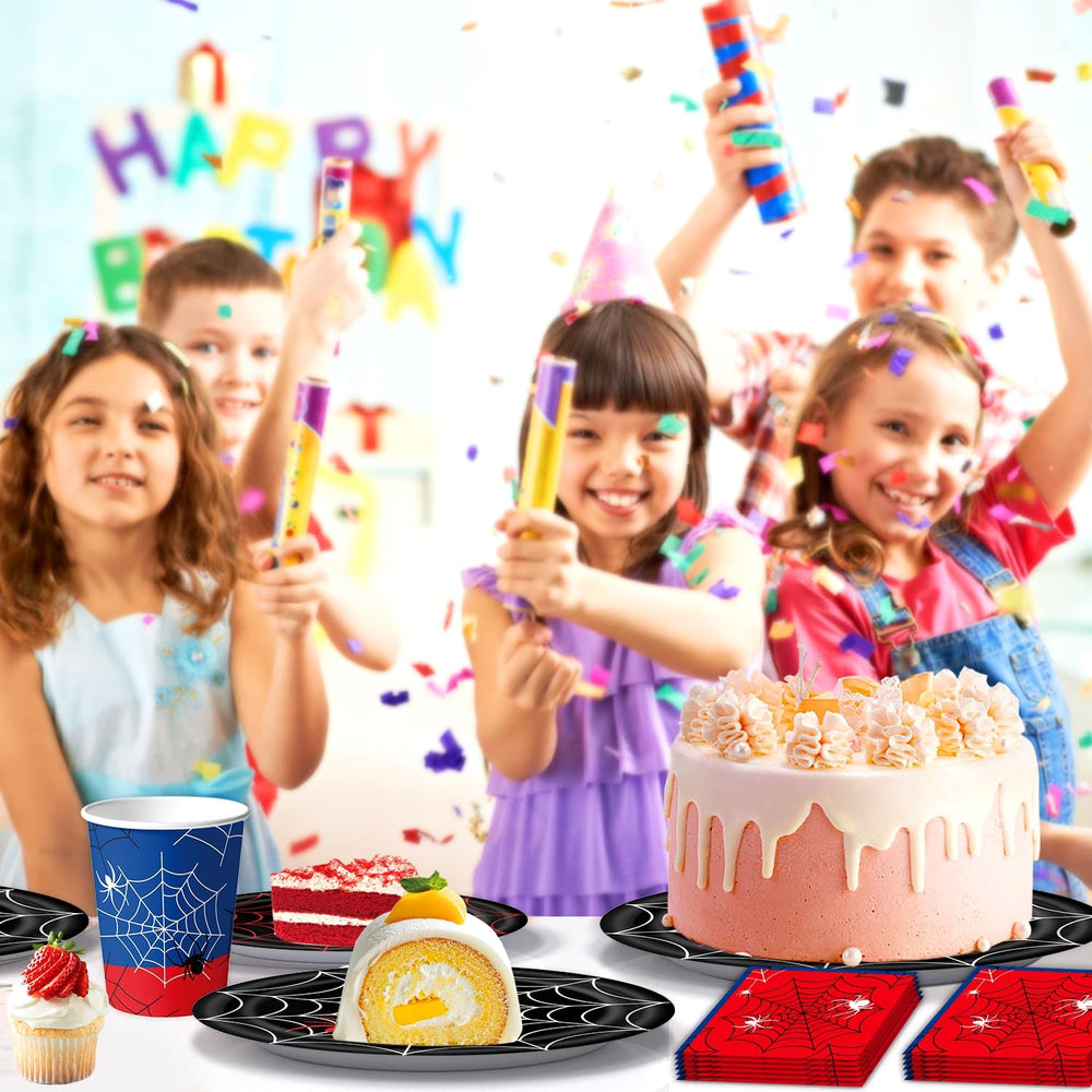 DreamCatching spider party setup ready for easy hosting and themed decor