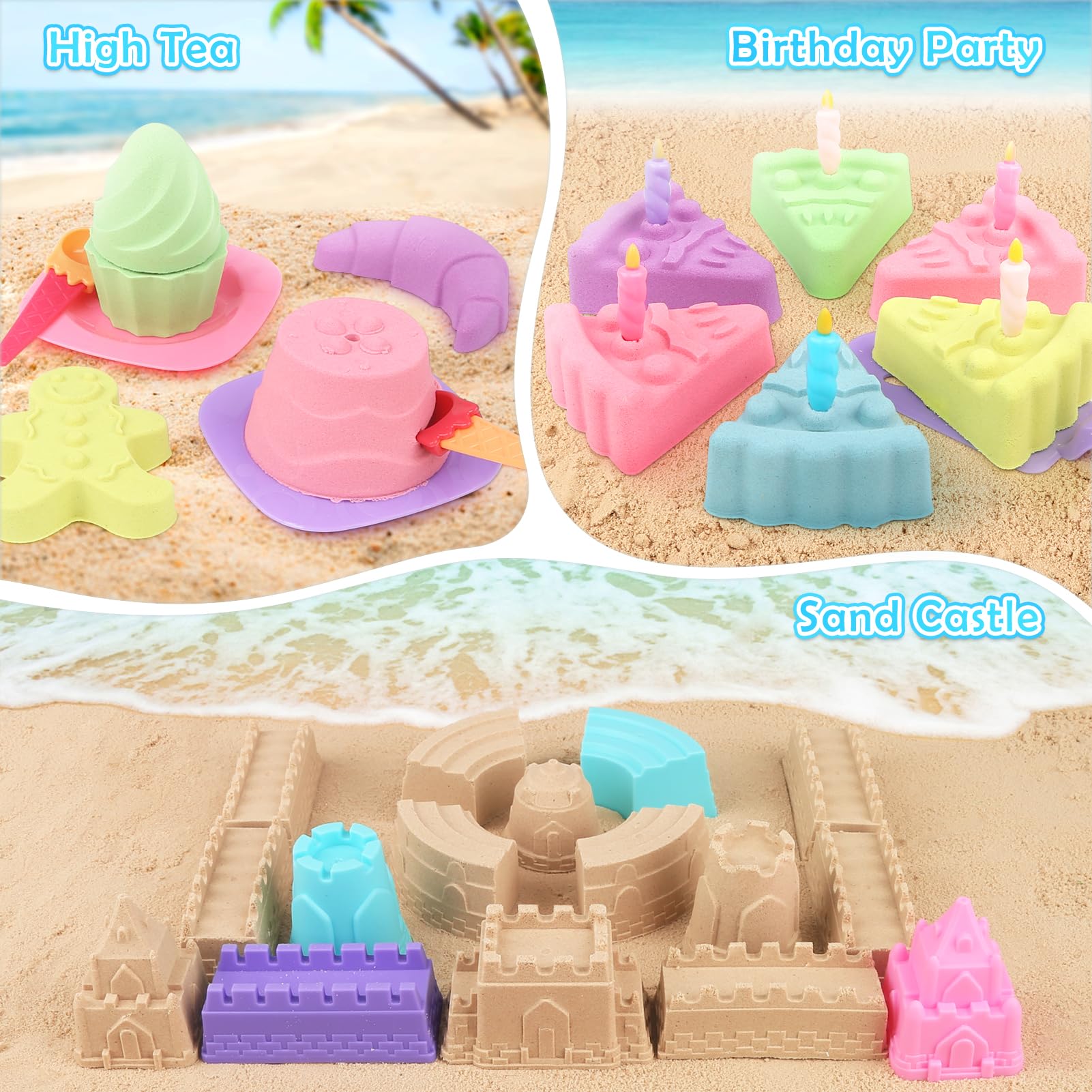 Dreamon beach shovel in action for quick scooping and building.