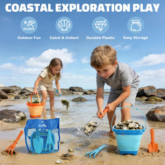 Dreamon metal sifters provide sturdy, fine-mesh filtering for tiny beach treasures.