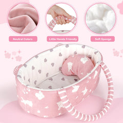 Dreamon liquid feeding bottle and pacifier for soothing feeding play