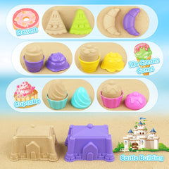 Dreamon mesh bag keeps toys organized and allows quick sand shake-off.