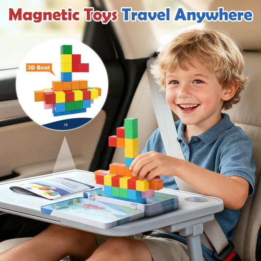 Dreamon mini building cubes travel set ready for car and plane trips