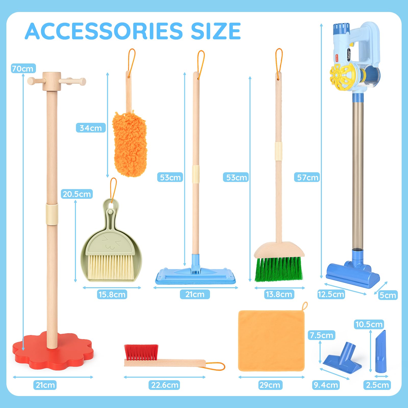 Dreamon stand keeps toys neatly organized after every session