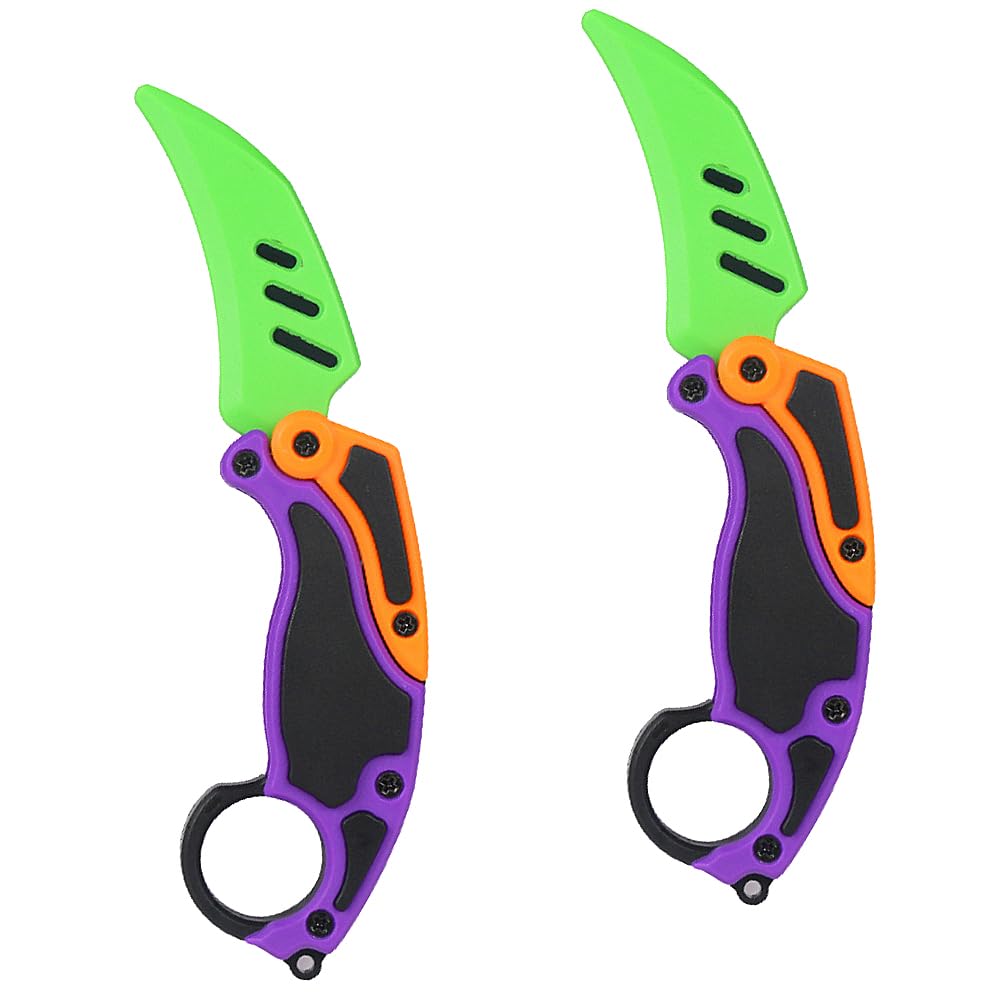 Dreamplay fidget gravity knife 2-pack, portable and safe for quick stress relief.