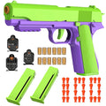 Dreamplay shell ejecting toy gun demonstrating realistic action for immersive pretend play.