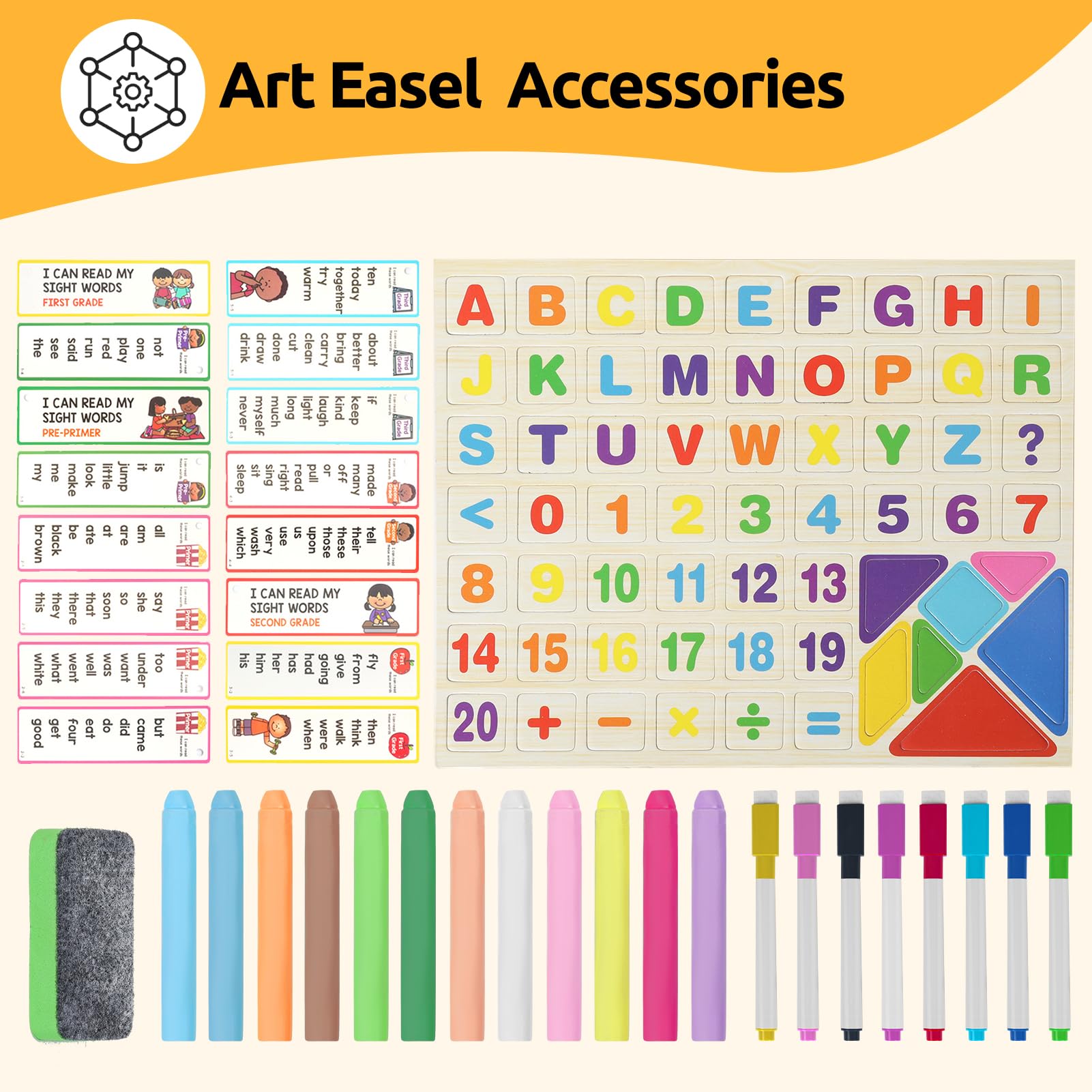 Dreamtailor magnetic letters and numbers kit enhances early literacy and numeracy play.