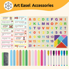 Dreamtailor magnetic letters and numbers kit enhances early literacy and numeracy play.