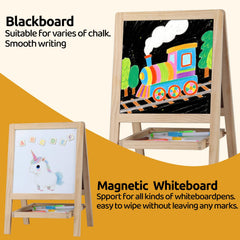 Dreamtailor safe wooden design with rounded edges for little artists.