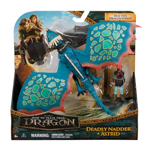 DreamWorks Dragons Astrid figure with saddle peg for adventurous missions