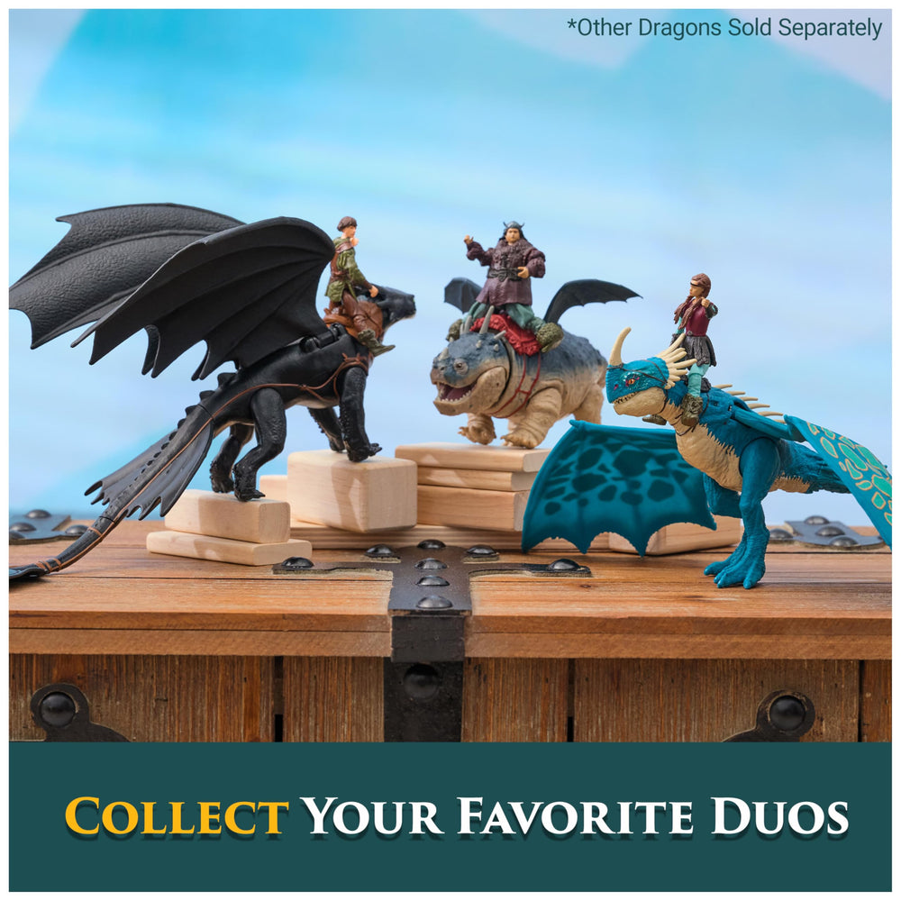 DreamWorks Dragons durable plastic figures designed for energetic play