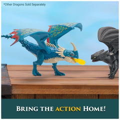 DreamWorks Dragons Fire Blast Deadly Nadder in action pose for storytelling