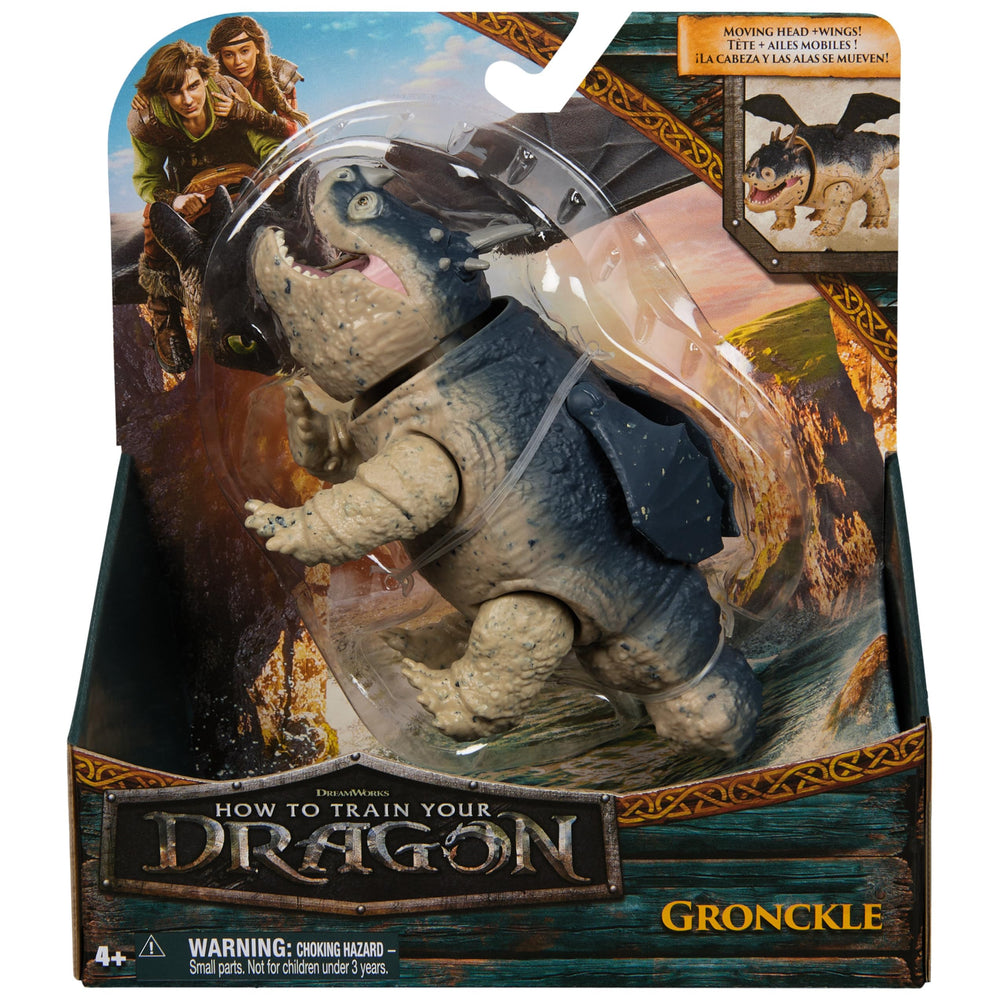DreamWorks Dragons Gronckle 5-Inch figure showing legs in action for play scenes
