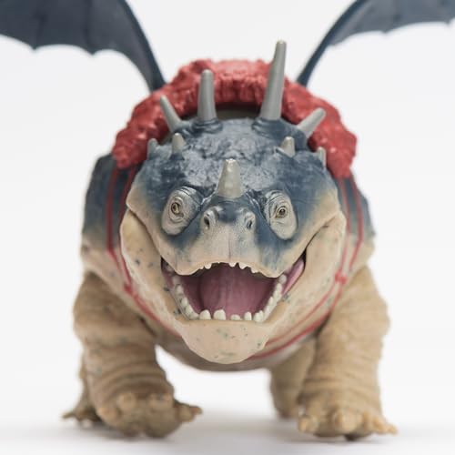 DreamWorks Dragons Gronckle and Viking duo front view for storytelling poses