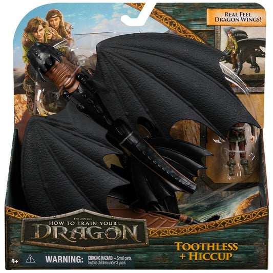 DreamWorks Dragons Hiccup rider on Toothless for authentic interaction