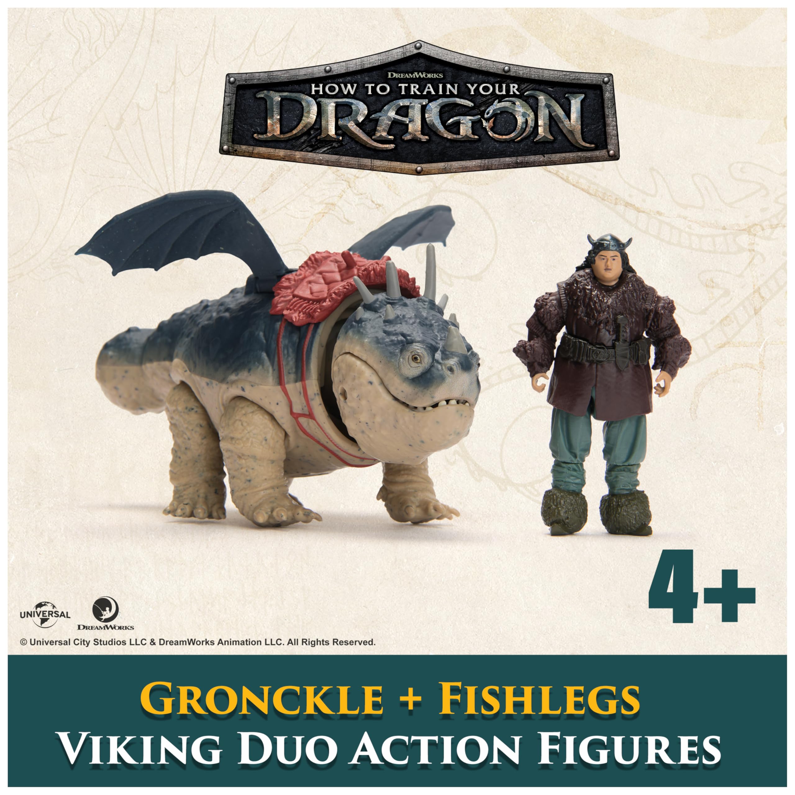 DreamWorks Dragons mission-flight setup highlighting poseability