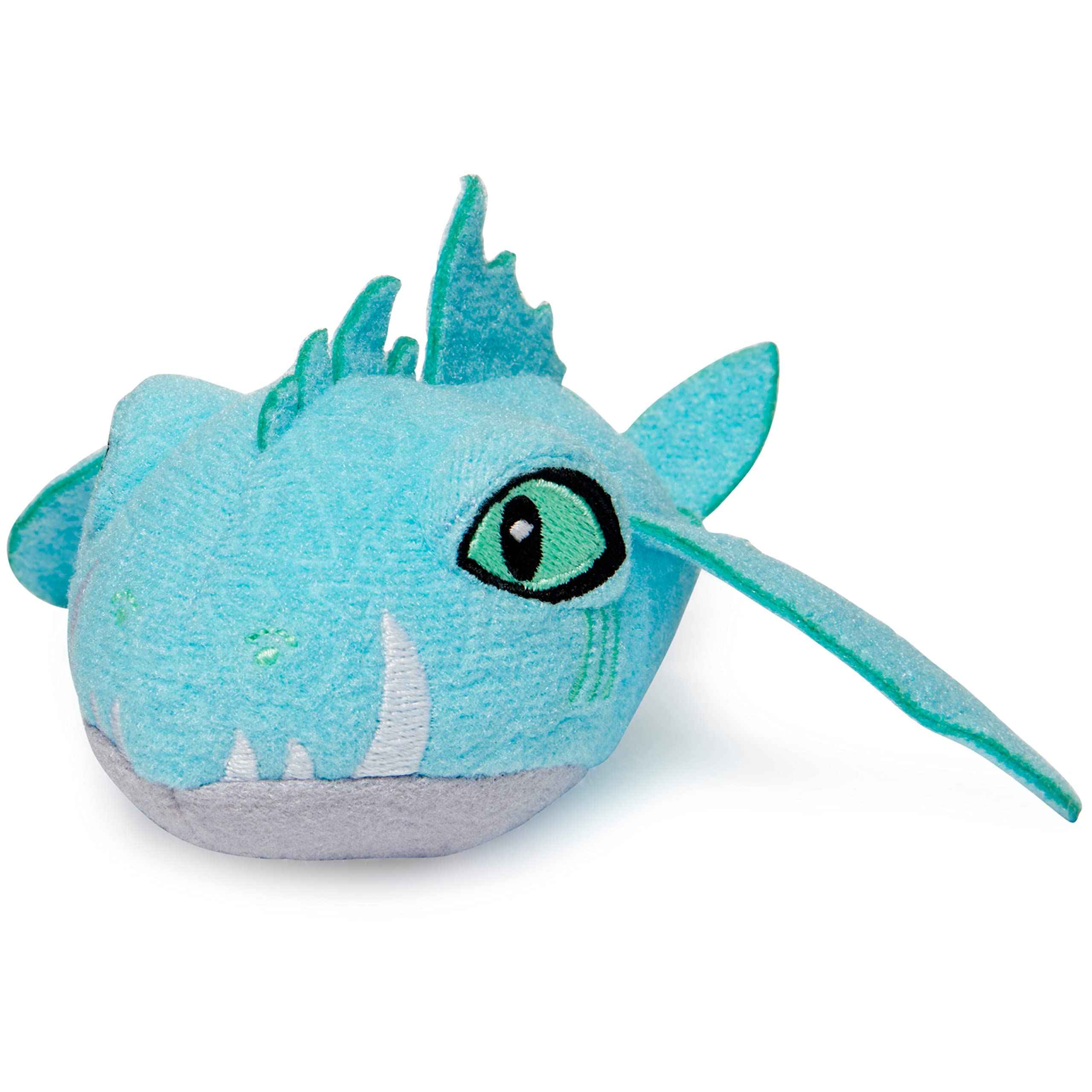 Flood Fang plush dragon with stitched detail for lifelike charm during play.