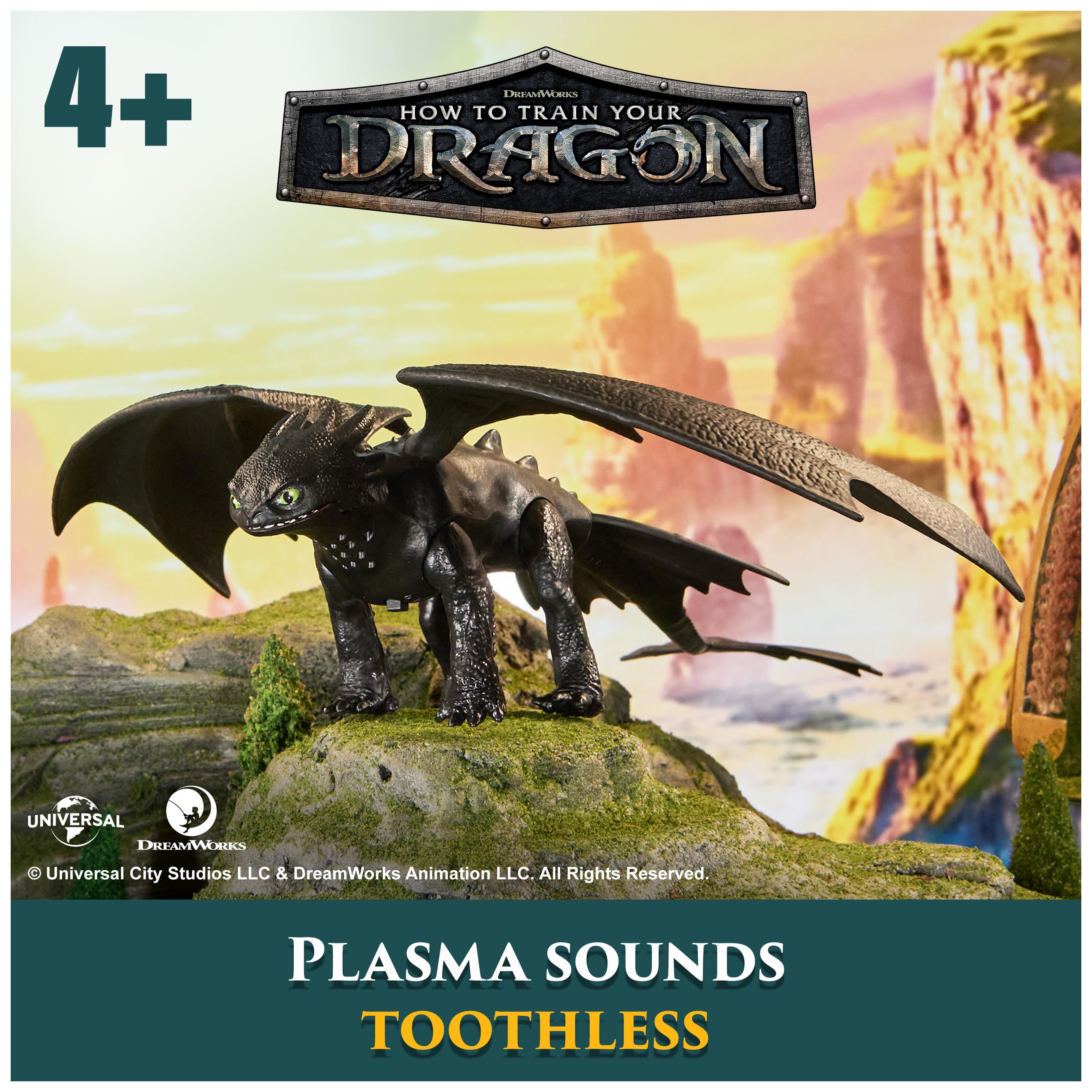 DreamWorks plasma-sounds button activates dramatic sound effects during play