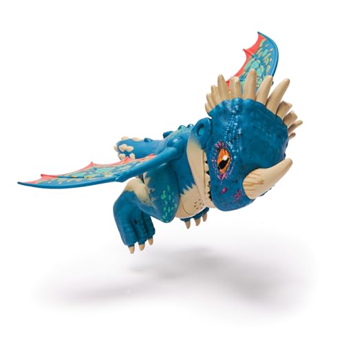 DreamWorks Dragons Roaring Minis Deadly Nadder switches on with a simple touch.