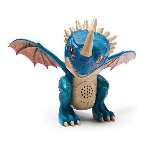 DreamWorks Dragons Roaring Minis Deadly Nadder wings pose for dynamic pretend-flight scenes.