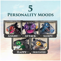 DreamWorks Toothless shows five personalities during playtime