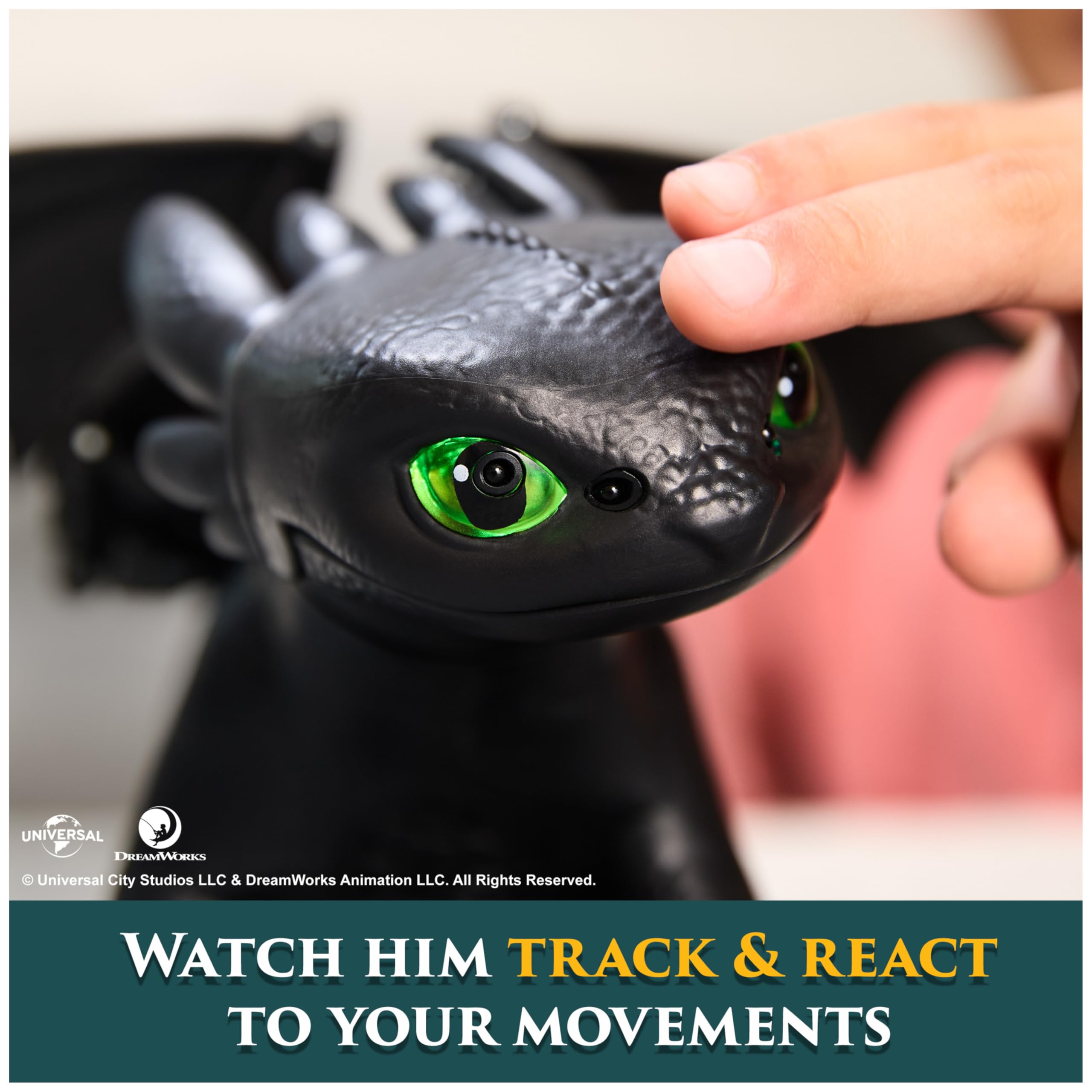 DreamWorks Toothless in keep-away and follow-me style interactive games
