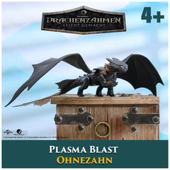 DreamWorks Toothless plasma blast lights create exciting action during pretend battles.