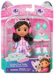 DreamWorks Gabby’s Dollhouse coordinating coat, shoes, and scarf for styling play